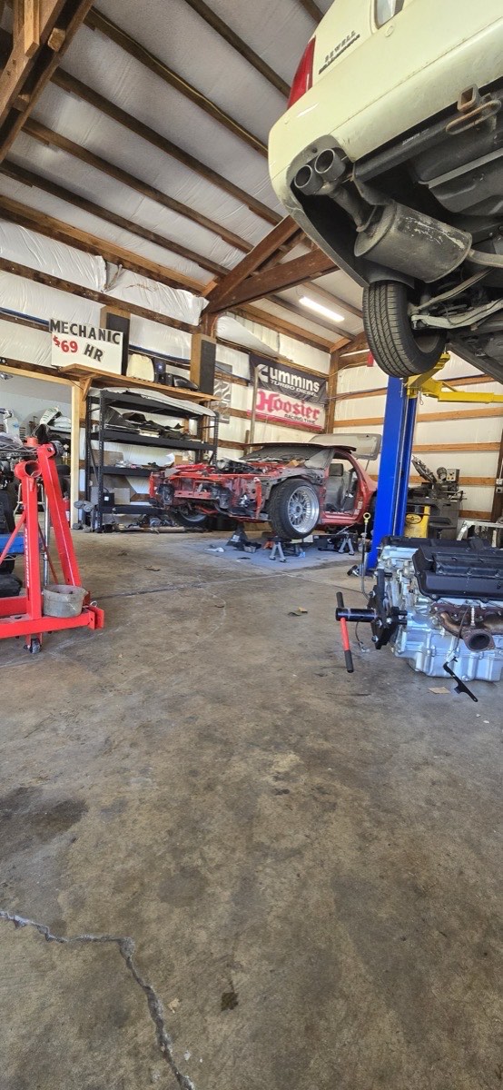 Inside the Eastside Speedshop garage